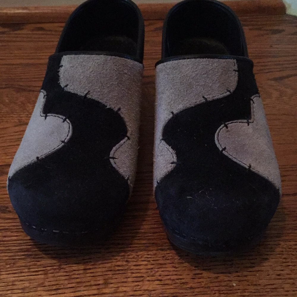 Dansko suede clog